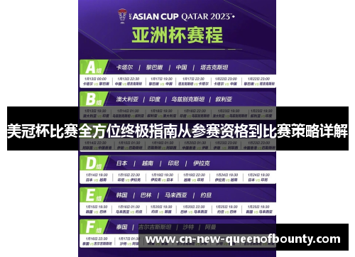 美冠杯比赛全方位终极指南从参赛资格到比赛策略详解