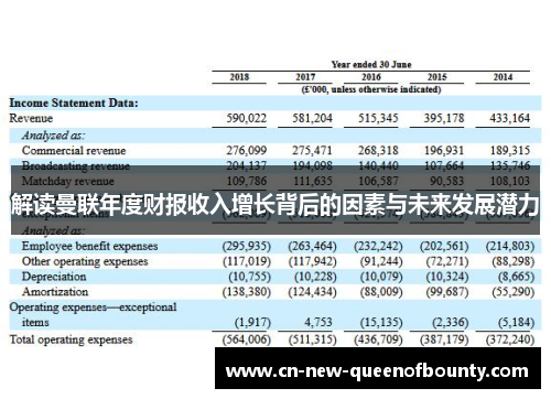 解读曼联年度财报收入增长背后的因素与未来发展潜力